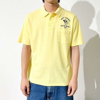 80's "made in USA" Velva sheen "GATOR BOWL" ワンポイント ポロシャツ