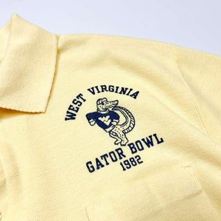 80's "made in USA" Velva sheen "GATOR BOWL" ワンポイント ポロシャツ