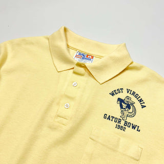80's "made in USA" Velva sheen "GATOR BOWL" ワンポイント ポロシャツ