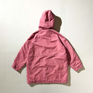 80's "made in USA" WOOLRICH ローズレッド ダブルジップ フーデット マウンテン ジャケット