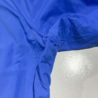 80's "made in USA" WOOLRICH ヒヤシンスブルー 裏フリース ウォームアップタイプ ナイロン シェル ジャケット