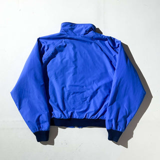 80's "made in USA" WOOLRICH ヒヤシンスブルー 裏フリース ウォームアップタイプ ナイロン シェル ジャケット