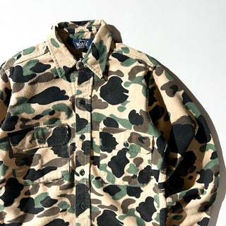 80's "made in USA" WOOLRICH ダックハンターカモ フランネル L/Sシャツ