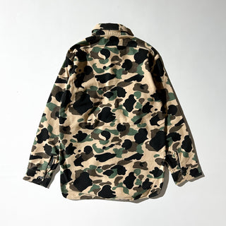 80's "made in USA" WOOLRICH ダックハンターカモ フランネル L/Sシャツ