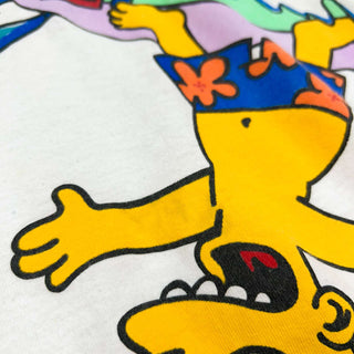 80's "made in USA" FRUIT OF THE LOOM "AYE CARUMBA!!" Bart Simpson プリントTシャツ