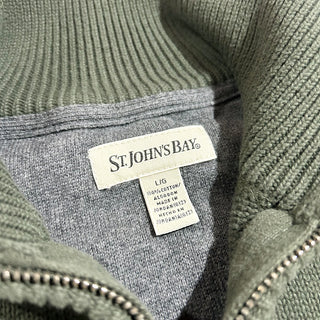 St. john's bay ライン ドライバーズ ニット セーター