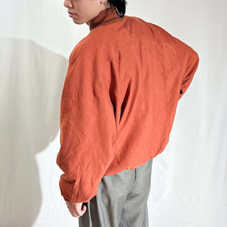 80's～90's "made in USA" St.Croix オレンジ ピーチスキン ブルゾン ジャケット