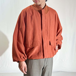 80's～90's "made in USA" St.Croix オレンジ ピーチスキン ブルゾン ジャケット