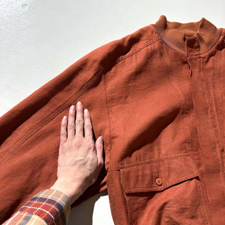 80's～90's "made in USA" St.Croix オレンジ ピーチスキン ブルゾン ジャケット