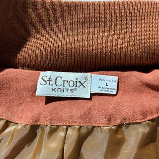 80's～90's "made in USA" St.Croix オレンジ ピーチスキン ブルゾン ジャケット