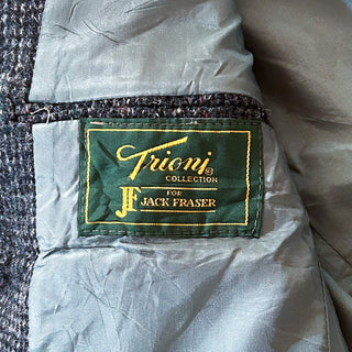90's Harris Tweed くるみボタン ヴァージンウール ツイード テーラード ジャケット
