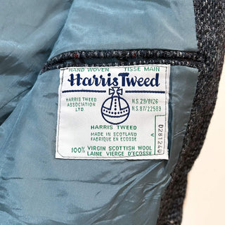 90's Harris Tweed くるみボタン ヴァージンウール ツイード テーラード ジャケット