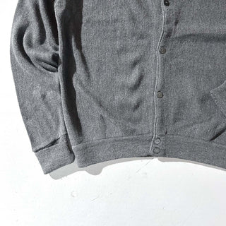 90's PENGUIN SPORT グレー ニット カーディガン