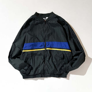 90's R&Y SPORT ブラック ナイロン ジャケット