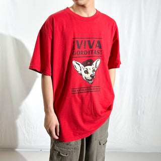 90's～ DELTA TACO BELL 企業 両面プリント Tシャツ