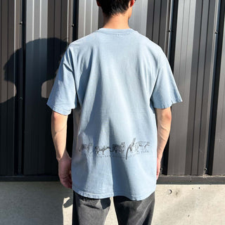 90's "made in USA" Hanes "San Diego" タイガー 巻きプリント Tシャツ