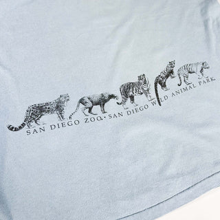 90's "made in USA" Hanes "San Diego" タイガー 巻きプリント Tシャツ