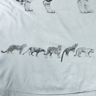 90's "made in USA" Hanes "San Diego" タイガー 巻きプリント Tシャツ