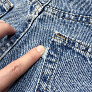 90's "made in USA" SILVER TAB LOOSE デニムスケーターショーツ