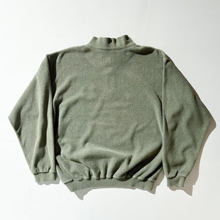 90's "made in USA" JOHN DEERE パイル ハーフジップ スウェットシャツ