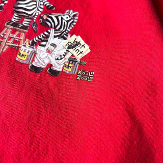 00's AAA "SAINT LOUIS ZOO" アニマル プリント カットソー