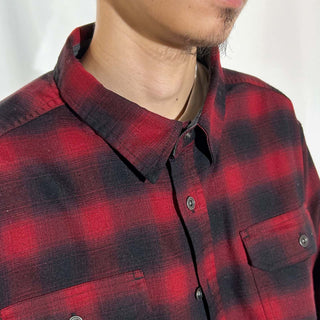 00's SWISS TECH オンブレチェック L/Sシャツ