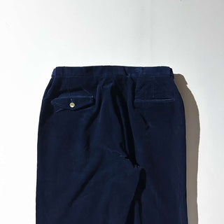 80's Jack Nicklaus GoldenBear ネイビー ２タック コーデュロイ パンツ