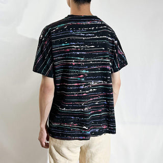 90's ペンキ ボーダー Tシャツ