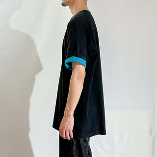 90's "made in USA" FRUIT OF THE LOOM 2トーン 無地 Tシャツ