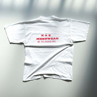 90's "made in USA" ALL SPORT "Coca-Cola×The College Mall" ローカル パロディ 両面プリント Tシャツ