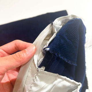 80's Jack Nicklaus GoldenBear ネイビー ２タック コーデュロイ パンツ