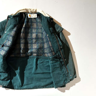 80's～90's "made in USA" Carhartt フロックタイプ ダック ワーク ジャケット