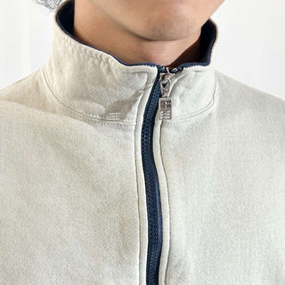 90's "made in USA" Russell 2トーン ハーフジップ スウェット シャツ