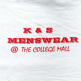 90's "made in USA" ALL SPORT "Coca-Cola×The College Mall" ローカル パロディ 両面プリント Tシャツ