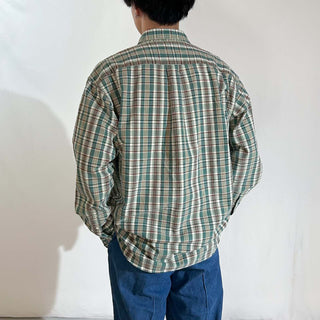 90's DOCKERS チェック ボタンダウン L/Sシャツ