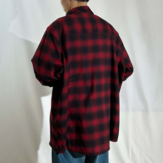 00's SWISS TECH オンブレチェック L/Sシャツ