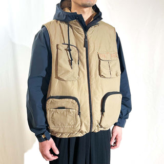 90's～00's CANYON RIVER BLUES 裏フリース ナイロン フィッシング ベスト