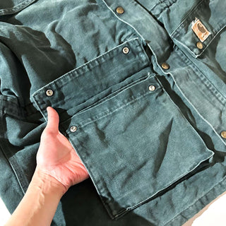 80's～90's "made in USA" Carhartt フロックタイプ ダック ワーク ジャケット