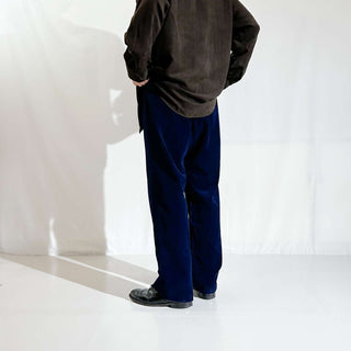 80's Jack Nicklaus GoldenBear ネイビー ２タック コーデュロイ パンツ