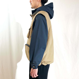 90's～00's CANYON RIVER BLUES 裏フリース ナイロン フィッシング ベスト