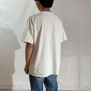 90's～00's JERZEES "HEADS UP!" ボロ ダチョウ アニマル プリント Tシャツ