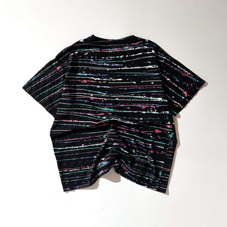 90's ペンキ ボーダー Tシャツ
