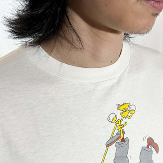 90's "made in USA" Hanes "mr.dad" Jim Benton アート プリント Tシャツ
