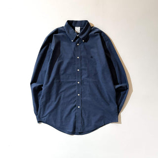 00's Brooks Brothers "Supima Cotton" ネイビー ボタンダウン L/Sシャツ