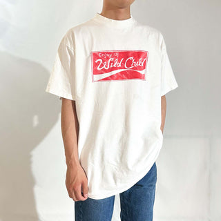 90's "made in USA" ALL SPORT "Coca-Cola×The College Mall" ローカル パロディ 両面プリント Tシャツ