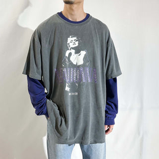 00's MYDYER.COM "WHO'S THAT GIRL" マドンナ プリント Tシャツ