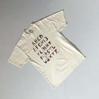 90's "made in USA" JERZEES "horse×Alphabet" アニマル アート Tシャツ