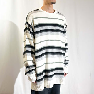 90's～00's "dead stock" SOUTH POLE ボーダー ニット セーター