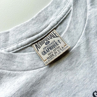 90's "made in USA" AEROPOSTALE "IL FAIT BIEN" 企業 プリント Tシャツ