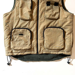 90's～00's CANYON RIVER BLUES 裏フリース ナイロン フィッシング ベスト